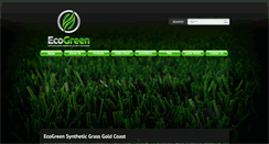 Desktop Screenshot of ecogreensyntheticlawns.com